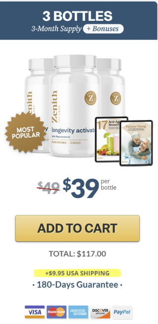 Longevity Activator 3 Bottle